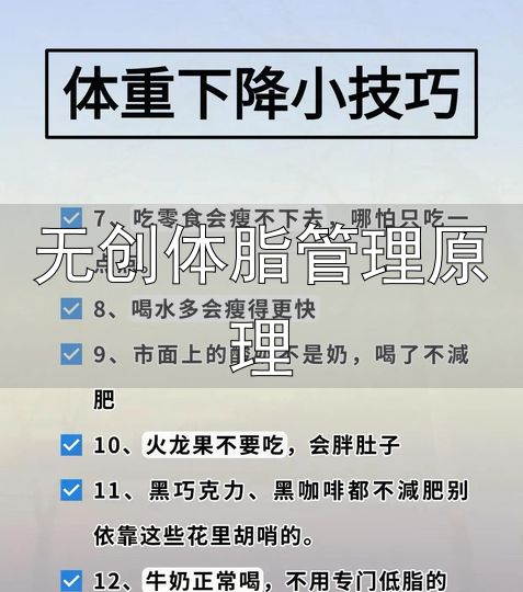 体成分静息心率指标_无创体脂管理原理_减脂体脂率腰围