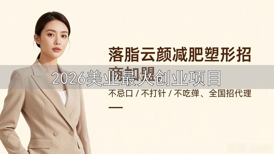 2026美业最火创业项目_美业代理轻资产分销模式_合规低投入合作渠道