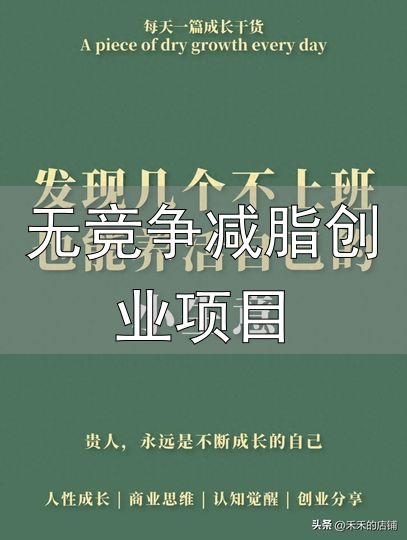 无竞争减脂创业项目_轻资产创业_单人小生意