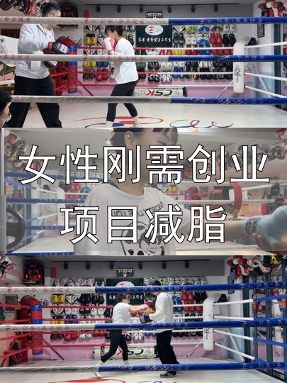拳击减肥训练_女性刚需创业项目减脂_女性拳击爱好者